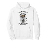 Gato Gracioso ya Molesto Déjame Solo Kitty Sudadera con Capucha