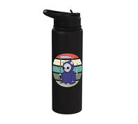 Gato Grim Reaper Cat Got Your Soul Halloween gatitos, gatito Stainless Steel Insulated Water Bottle
