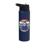 Gato Grim Reaper Cat Got Your Soul Halloween gatitos, gatito Stainless Steel Insulated Water Bottle