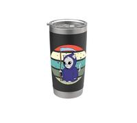 Gato Grim Reaper Cat Got Your Soul Halloween gatitos, gatito Vaso térmico de acero inoxidable de doble pared
