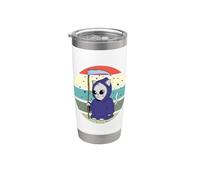 Gato Grim Reaper Cat Got Your Soul Halloween gatitos, gatito Vaso térmico de acero inoxidable de doble pared