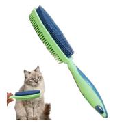 Gato Grooming Comb, doble cara para gatos roscados, 10,43 x 1,57 x 2,36 pulgadas, herramienta para la cocción, masaje, caballeros, antideslizante ergonómico Handle for Daily Pet Groom Rutina