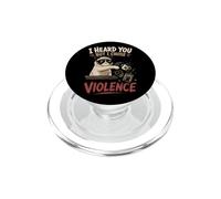 Gato Gruñón Actitud Humor PopSockets PopGrip para MagSafe
