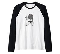 Gato Hace Karate Camiseta Manga Raglan