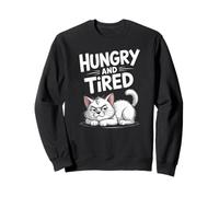 Gato Hambriento y Cansado Sudadera