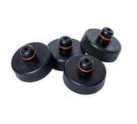 Gato Hidraulico Almohadilla de elevación de Suelo de Goma, Adaptador de Soporte para Eje, Soporte Resistente al Desgaste, chasis, Reparación de neumáticos de Coche Tesla Coche(4 Pcs)