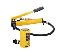 Gato hidráulico con Bomba Manual, Herramienta de elevación Resistente for Obras construcción y Mantenimiento(10T Jack+CP-180 Hand Pump)