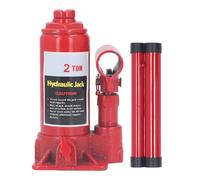 Gato hidráulico de botella de 2 toneladas | Cilindro de elevación de acero de alta resistencia for reparación de maquinaria industrial y vehículos | Rango de altura de 148 a 278 mm con válvula de deri