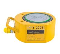 Gato Hidráulico De Cilindro De 100/150/200 Toneladas Sin Bomba Manual, Cilindros De Elevación Hidráulicos De 0,8/2 Pulgadas De Carrera, Cilindro Hidráulico De Simple Efecto Sóli(Size:0.8in,Color:200T)