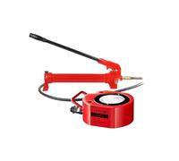 Gato hidráulico de perfil bajo con bomba manual CP-700 y retracción automática, capacidad de 30T para múltiples ángulos de uso