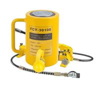 Gato Hidráulico De Simple Efecto Con Bomba Manual Y Retracción Automática, Juegos De Cilindros De Elevación Sólidos De 2/4/6" De Carrera, Cilindros Hidráulicos De Elevación, Para E(Size:4In,Color:30T)