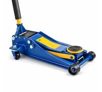 Gato Hidráulico en Carretilla 4T para Auto, Elevador Hidráulico Profesional, Jack de Coche de Bajo Perfil con Ruedas, Brazo de Elevación Estable, Ideal para Taller y Uso Doméstico