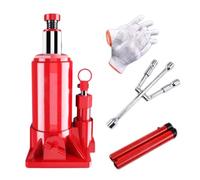 Gato Hidráulico for Soldadura con Manivela de Bomba, Herramienta Móvil for Cambiar Neumáticos Que Ahorra Esfuerzo, Gato Vertical Todo en Uno Apto for Camionetas(10t)