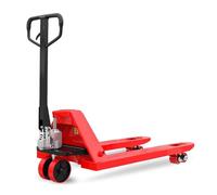 Gato hidráulico manual de alta resistencia, ruedas silenciosas de poliuretano para almacén, supermercado y logística (grande) y diseño ergonómico