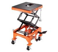 Gato Hidraulico Mesa elevadora hidráulica para Motocicleta, Gato de Tijera para Motocicleta de 350 Libras, Soporte de Gato hidráulico operado con pie Coche