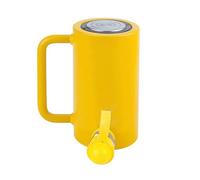 Gato hidráulico multifuncional, cilindros hidráulicos sólidos de simple efecto, 10T/22046lb, gato hidráulico de 2 tiempos, para puentes, cilindro hidráulico de pistón galvanizado, construcción naval