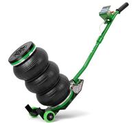 Gato hidráulico neumático 3,5T - Gato hidráulico de aire 130 - 430 mm - Gato hidráulico con 5 compartimentos telescópico y válvula de seguridad de la UE - Air Jack para taller y cambio de neumáticos