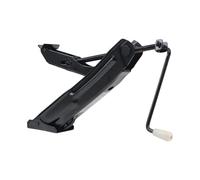 Gato hidráulico para coche - Elevador de acero para vehículos portátil, base de suelo ajustable, mecanismo de carga pesada | Posicionamiento estable para coches, caravanas