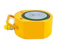 Gato Hidráulico Ultradelgado, Gato Hidráulico Multiángulo, Bomba no Incluida. Funciona Sin Esfuerzo en Espacios Reducidos. Duradero y de Larga Vida Útil(200T-1in/25mm Itinerary)