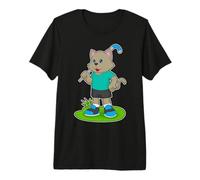 Gato Hockey sobre Hierba Palo de Hockey sobre Hierba Camiseta Premium