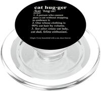 Gato Hugger Diccionario Amante Gato Divertido Definición Felina PopSockets PopGrip para MagSafe
