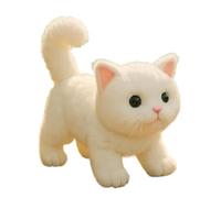 Gato Interactivo - 30 cm | Peluche Gato - Talking Cat Stuffed Animal Toy - Robótico eléctrico con Sonidos y Movimientos para niños, niñas y niños, Suave Lavable