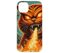 Gato Japonés Catzilla Monstruo Kaiju Gato Kanagawa Wave Japón Carcasa para iPhone 14 Plus