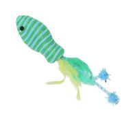 Gato Juguete Con Plumas, Suministro De Juego Interactivo - Accesorio Vibrante De Entretenimiento Para Gatos, Herramienta De Entrenamiento Para Gatos Portátil Para Diversión Atractiva Y Activa