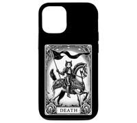 Gato La Muerte Tarot Cartas Major Arcana Oscuro Gótico Carcasa para iPhone 12/12 Pro