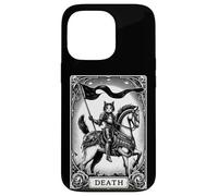 Gato La Muerte Tarot Cartas Major Arcana Oscuro Gótico Carcasa para iPhone 13 Pro