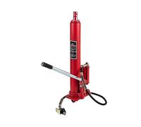 Gato largo hidráulico/neumático de 8 toneladas/17363 lbs capacidad, con bomba un solo pistón y base horquilla Selector cerezas manual Para uso doméstico