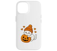 Gato Lindo con Calabaza celebra Halloween Carcasa para iPhone 14