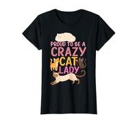 Gato Lindo para Chica Adicta a los Felinos - Ventilador de Gatos Camiseta