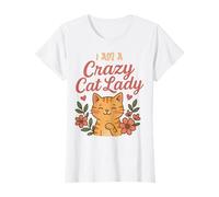 Gato Lindo para Chica Adicta a los Felinos - Ventilador de Gatos Camiseta