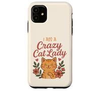 Gato Lindo para Chica Adicta a los Felinos - Ventilador de Gatos Carcasa para iPhone 11