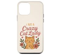 Gato Lindo para Chica Adicta a los Felinos - Ventilador de Gatos Carcasa para iPhone 12 Mini