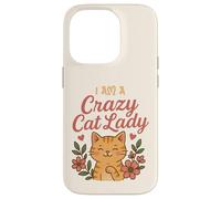Gato Lindo para Chica Adicta a los Felinos - Ventilador de Gatos Carcasa para iPhone 14 Pro
