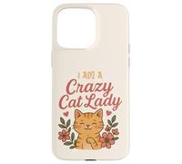 Gato Lindo para Chica Adicta a los Felinos - Ventilador de Gatos Carcasa para iPhone 15 Pro MAX