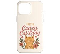 Gato Lindo para Chica Adicta a los Felinos - Ventilador de Gatos Carcasa para iPhone 16 Pro MAX