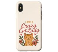 Gato Lindo para Chica Adicta a los Felinos - Ventilador de Gatos Carcasa para iPhone X/XS