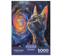Gato Lindo Puzzle Imposible,desafío para Adultos Entretenimiento Creativo 1000 Piezas Obra De Arte De Juego De para Adultos Y Niños A Partir De 12 Años 70x50cm/1000pcs