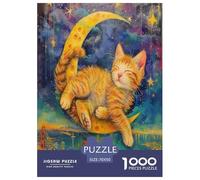 Gato Lindo Rompecabezas Imposible,desafío for Adults Entretenimiento Creativo 1000 Piezas Obra De Arte De Juego De para Adultos Y Niños A Partir De 12 Años 70x50cm/1000pcs