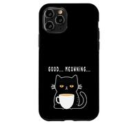 Gato Mal despertado - con Cuerpo, sarcástico como el café Carcasa para iPhone 11 Pro