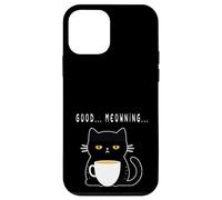 Gato Mal despertado - con Cuerpo, sarcástico como el café Carcasa para iPhone 12 Mini