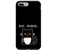 Gato Mal despertado - con Cuerpo, sarcástico como el café Carcasa para iPhone 7 Plus/8 Plus