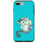 Gato Mandala Espiritual Turquesa maullido Carcasa para iPhone 7 Plus/8 Plus