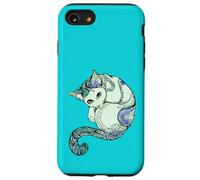 Gato Mandala Espiritual Turquesa maullido Carcasa para iPhone SE (2020) / 7/8