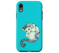 Gato Mandala Espiritual Turquesa maullido Carcasa para iPhone XR