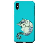 Gato Mandala Espiritual Turquesa maullido Carcasa para iPhone XS MAX