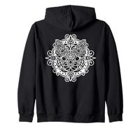 Gato Mandala Yoga Meditación Gatos Sudadera con Capucha